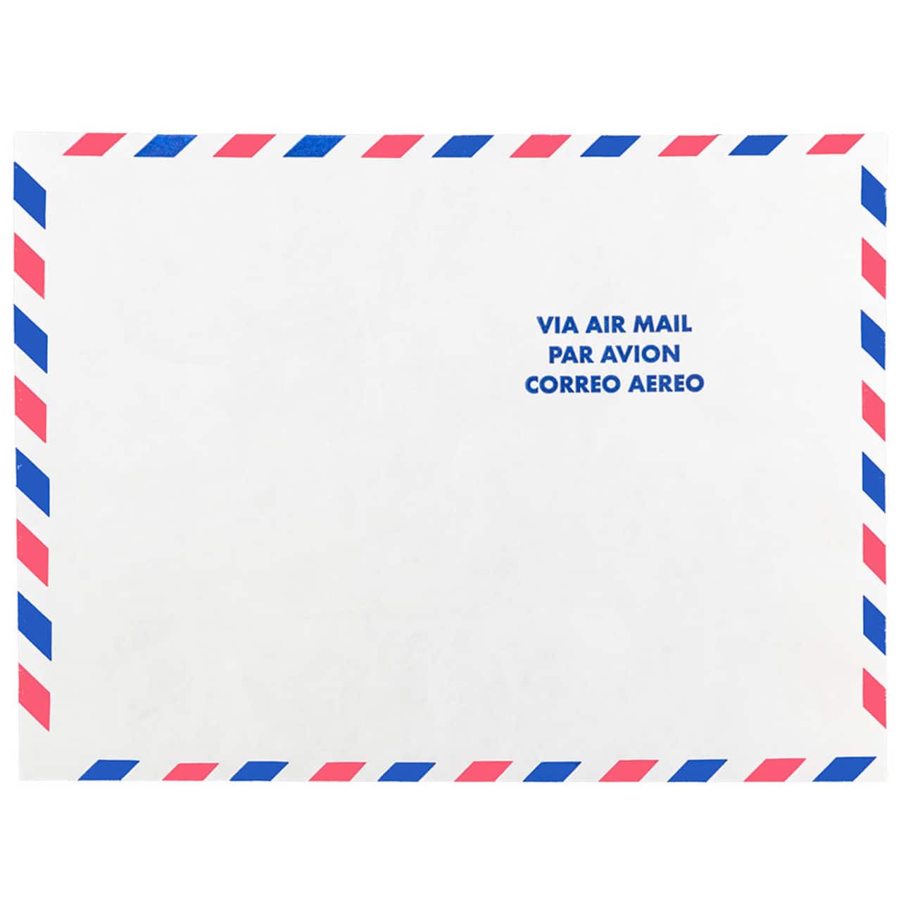 JAM Paper 9" x 12" White Airmail Tyvek Envelopes, 25ct.